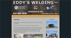 Desktop Screenshot of eddyswelding.com
